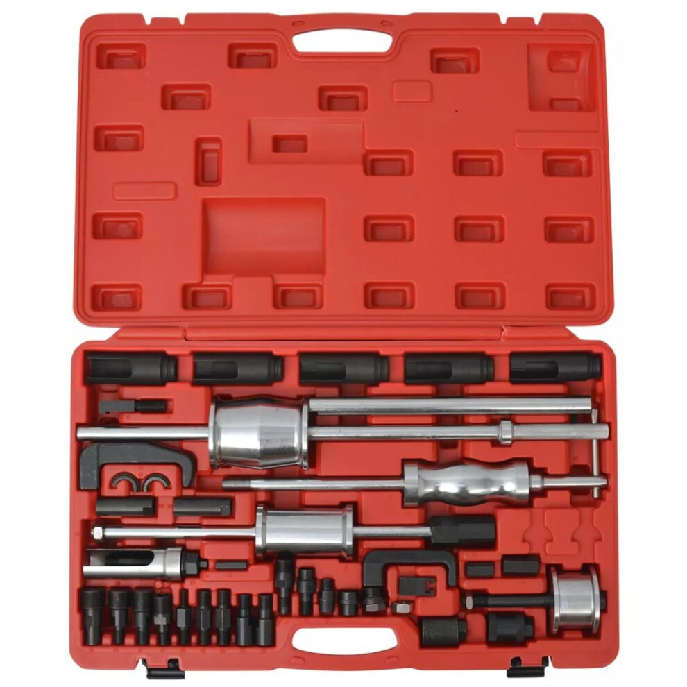 vidaXL Diesel Injector Puller Extractor Remover Workshop Hand Tool Set Steel