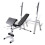 VidaXL vidaXL Adjustable Fitness Workout Bench Trainer Home Gym Body Arm Back Exercise 1