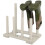 VidaXL Esschert Design Boot Rack White CF48W Piood Shoe Rack / Organizer 4 Pairs 1