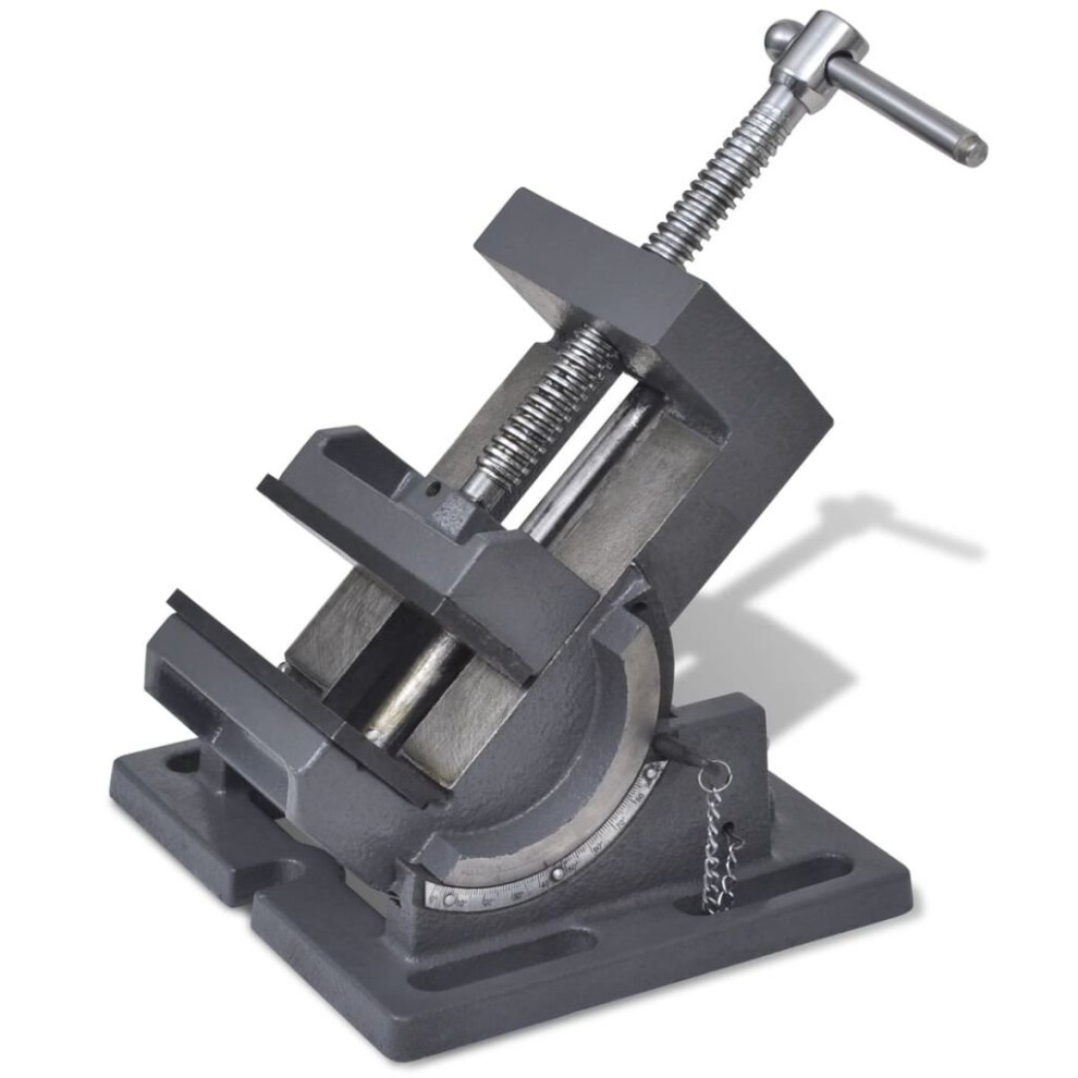 vidaXL Manually Tilting Drill Press Vice 110 mm Drilling Milling Machine