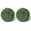 VidaXL vidaXL 2x Boxwood Ball 27cm Artificial Leaf Topiary Ball Outdoor Indoor Decor 1