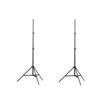 vidaXL 2x Light Stands 78-210cm Studio Mount Lighting Lamp Holder Support