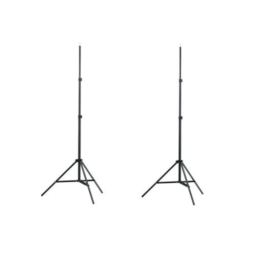 VidaXL vidaXL 2x Light Stands 78-210cm Studio Mount Lighting Lamp Holder Support