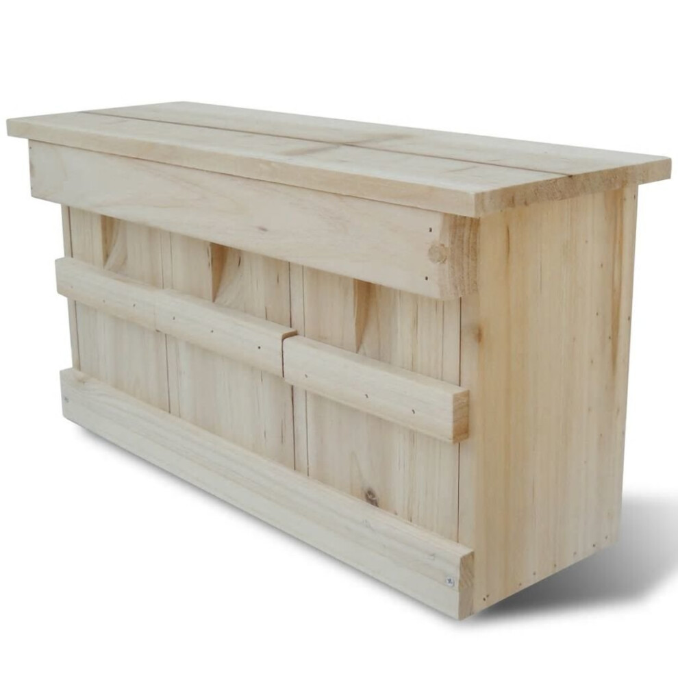 Vidaxl Sparrow Nesting Box Outdoor Wildlife Bird House Cage Stand Habitat
