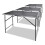 VidaXL Foldable Pasting Table 3pcs Black Aluminium Wallpaper Pasting Craft Project 1