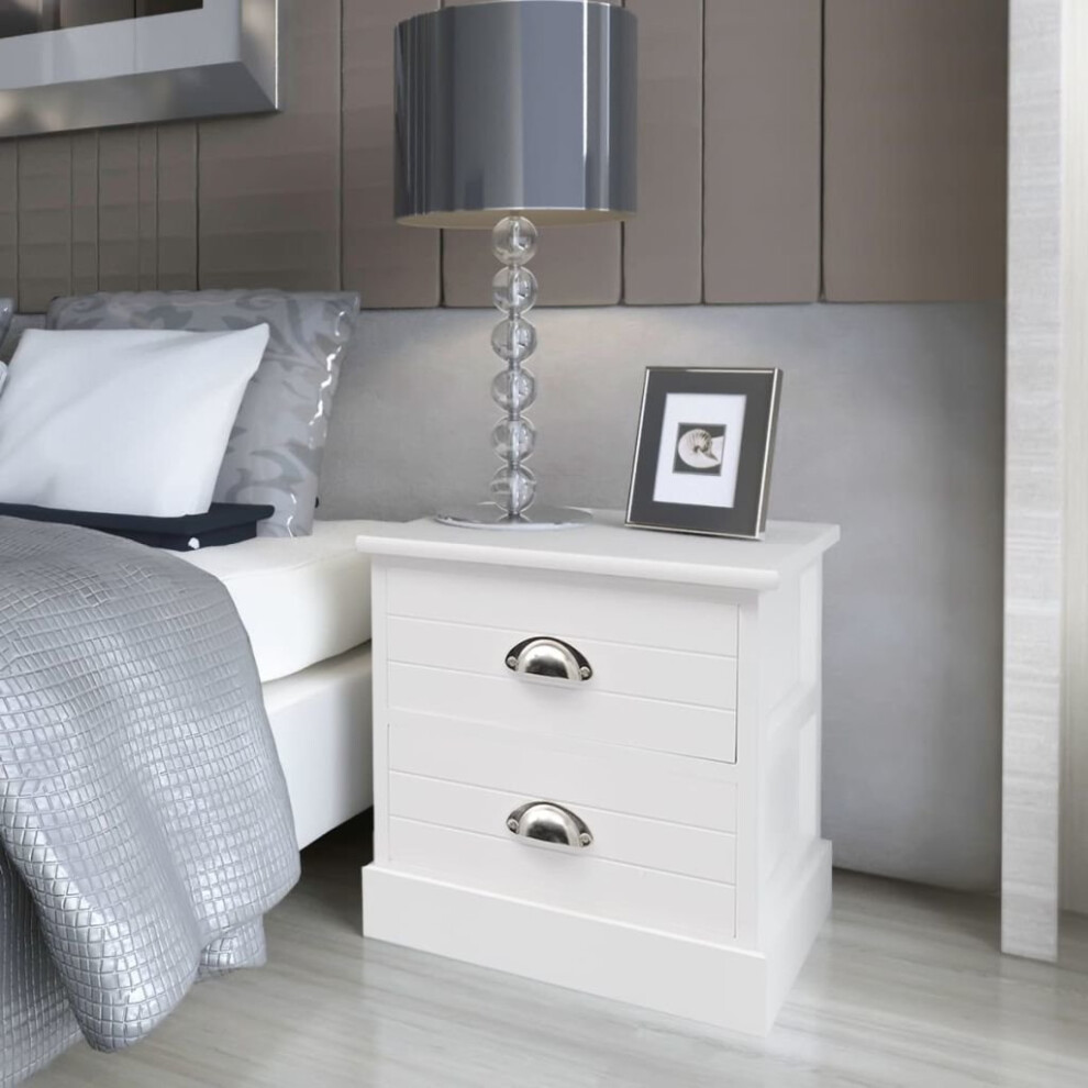 2 pcs French Bedside Cabinets Storage Table Nightstand Bedroom Telephone Stand