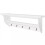 VidaXL vidaXL Coat Rack MDF White Baroque Style Clothes Storage Hanger Holder Hook 1