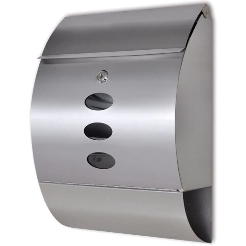 VidaXL Stainless Steel Mailbox