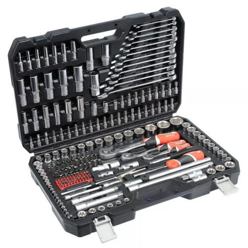 VidaXL YATO 216 Piece Ratcheting Socket Spanner Set High-precision Tool YT-38841