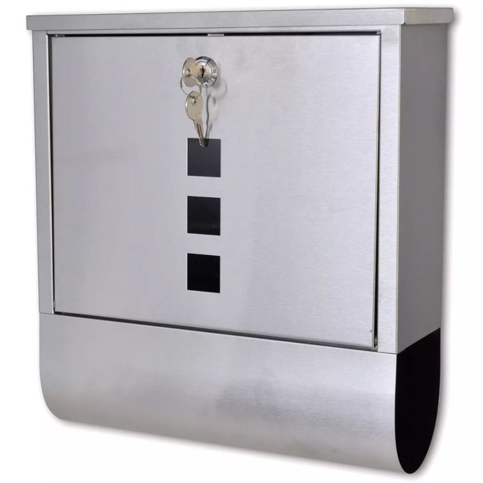 Vidaxl Stainless Steel Mailbox