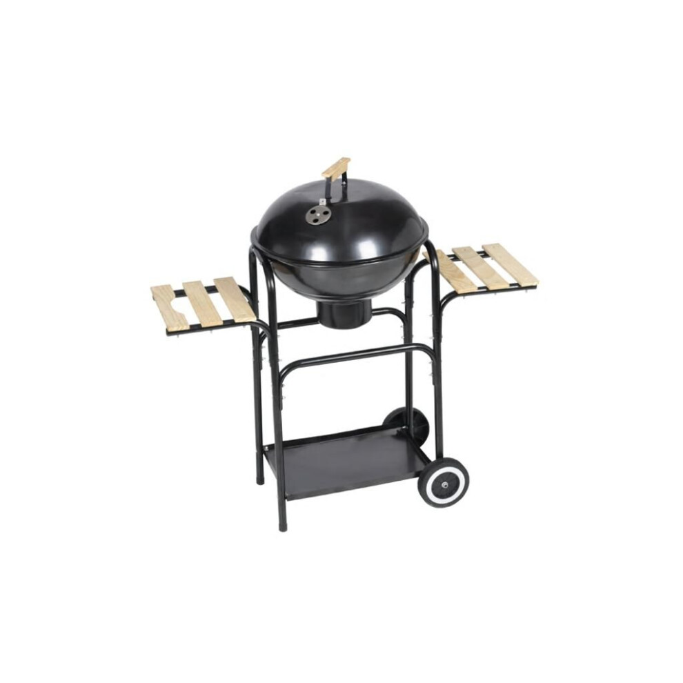 vidaXL Charcoal Kettle Barbecue Louisiana Outdoor Garden BBQ Grill Smoker