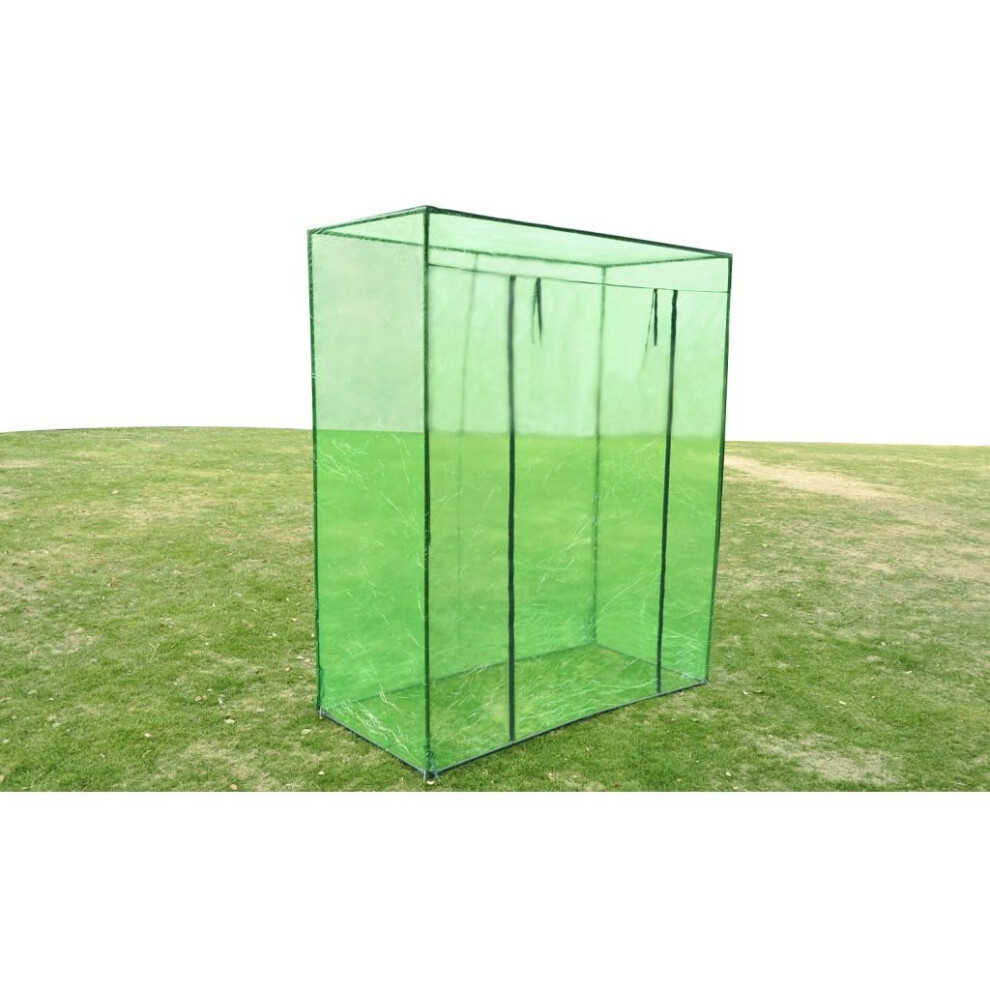 Garden Greenhouse PVC Cover Walk in Green Shade Plant Hot House Storage 1.7x2m