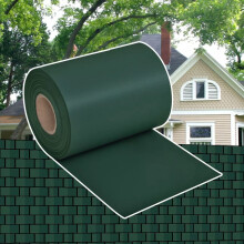 vidaXL Sichtschutzstreifen PVC 70 x 0,19 m Grün