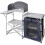 VidaXL Foldable Camping Kitchen Unit with Windshield Aluminium Waterproof 1
