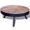 VidaXL vidaXL Reclaimed Teak Wood Coffee Table Round Living Room Telephone Stand 1