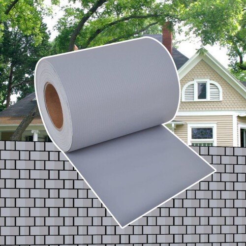 VidaXL vidaXL Sichtschutzleiste PVC 70 x 0,19 m Hellgrau