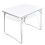 VidaXL vidaXL Foldable Camping Table with Metal Frame Outdoor Garden Carrying Desk 1