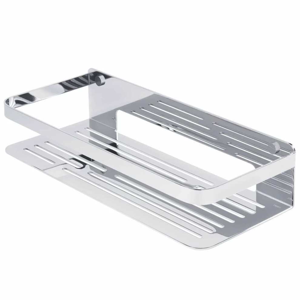 Tiger Bathroom Basket Shower Rack Shelf Organiser Caddy Chrome Large 1400230346