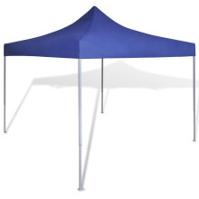 vidaXL Foldable Tent 3x3m Blue Outdoor Garden Marquee Gazebo Canopy Pavilion