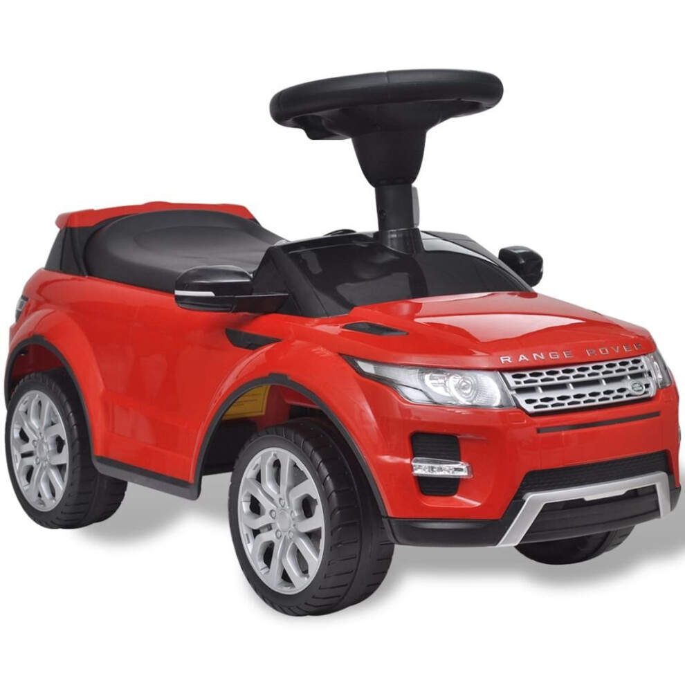 vidaXL Land Rover 348 Kids Ride-on Car with Music Red Children Toy Vehicle