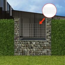 vidaXL Gabionenkorb U-Form Stahl 16020150 cm