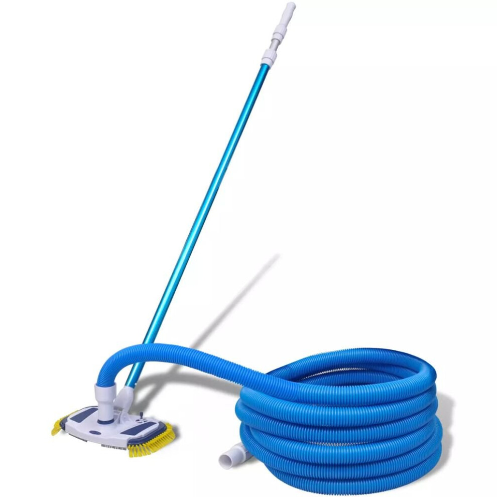 vidaXL Pool Cleaning Tool Vacuum with Telescopic Pole and Hose Sweep Broom