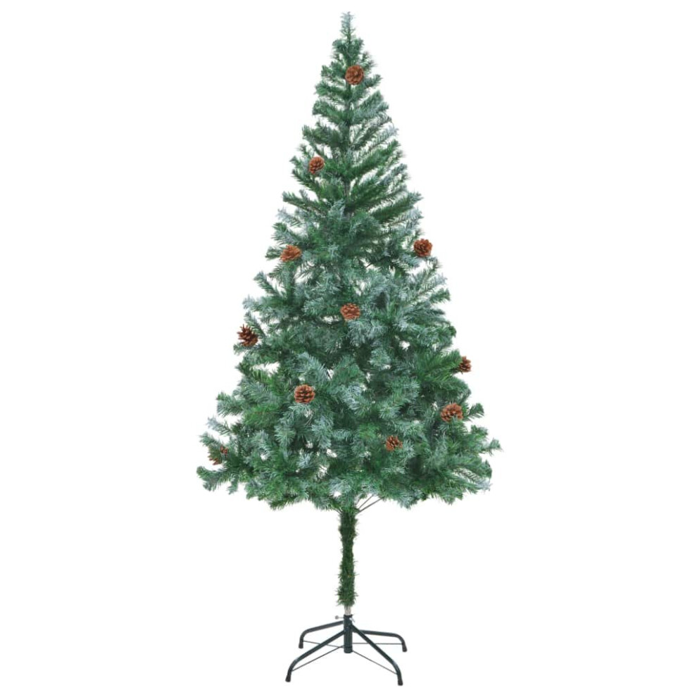 Vidaxl Artificial Christmas Tree With Pinecones 180Cm Holiday Xmas Decoration