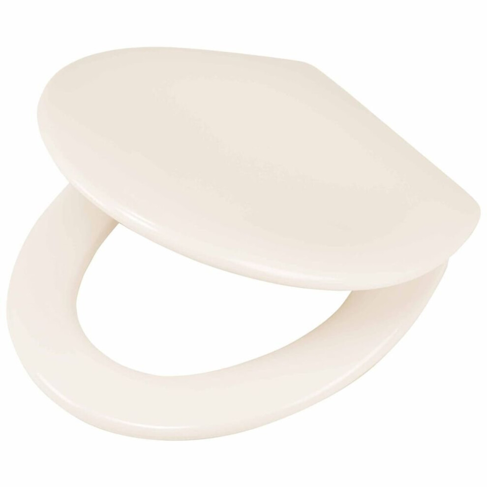 Tiger Soft-Close Toilet Seat Ventura Duroplast Cream Anti-Bacterial 251491246