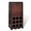 VidaXL vidaXL Wooden Wine Rack for 9 Bottles with Storage Drink Bar Cabinet Holder 1