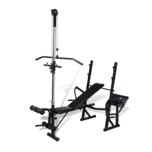 vidaXL Fitness Workout Bench Home Gym Exercise Training Equipment Station