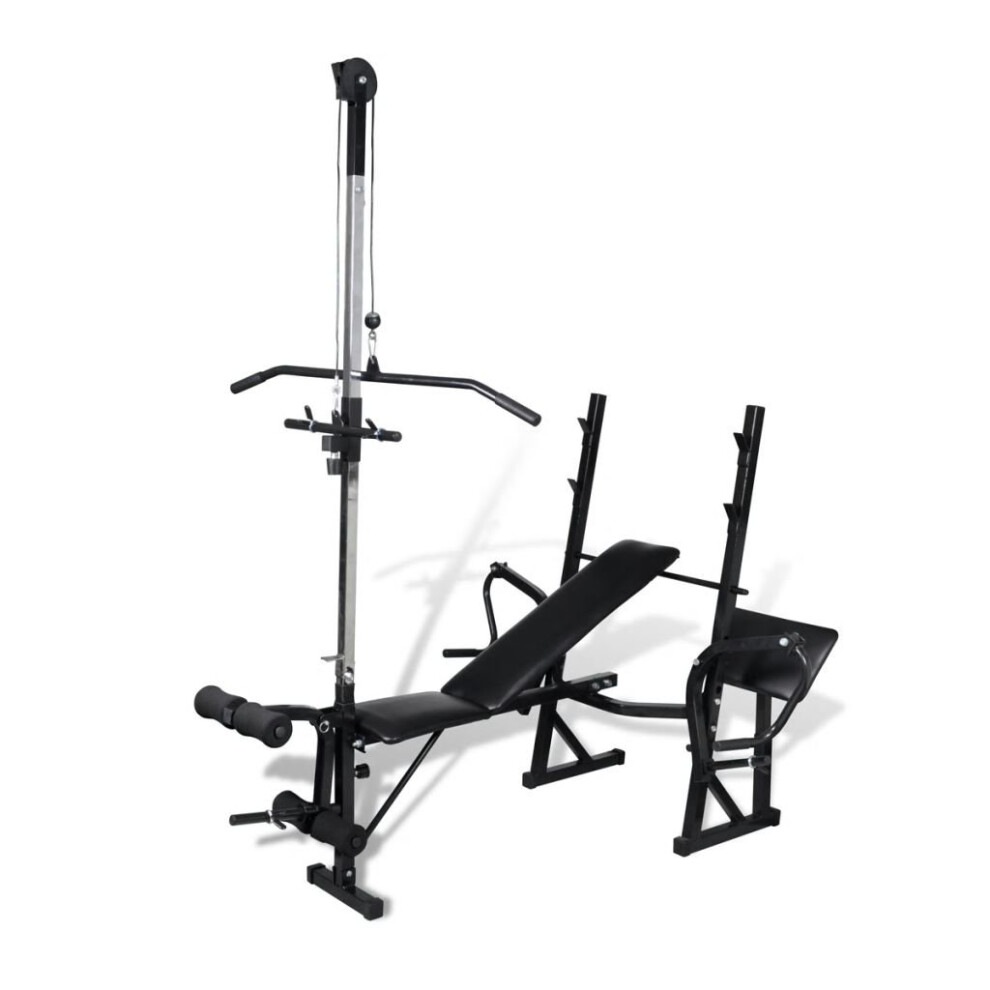 vidaXL Fitness Workout Bench Home Gym Exercise Training Equipment Station
