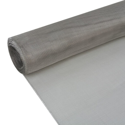 VidaXL vidaXL Mesh 100x500cm Stainless Steel Outdoor Window Insect Screen Wire Fence
