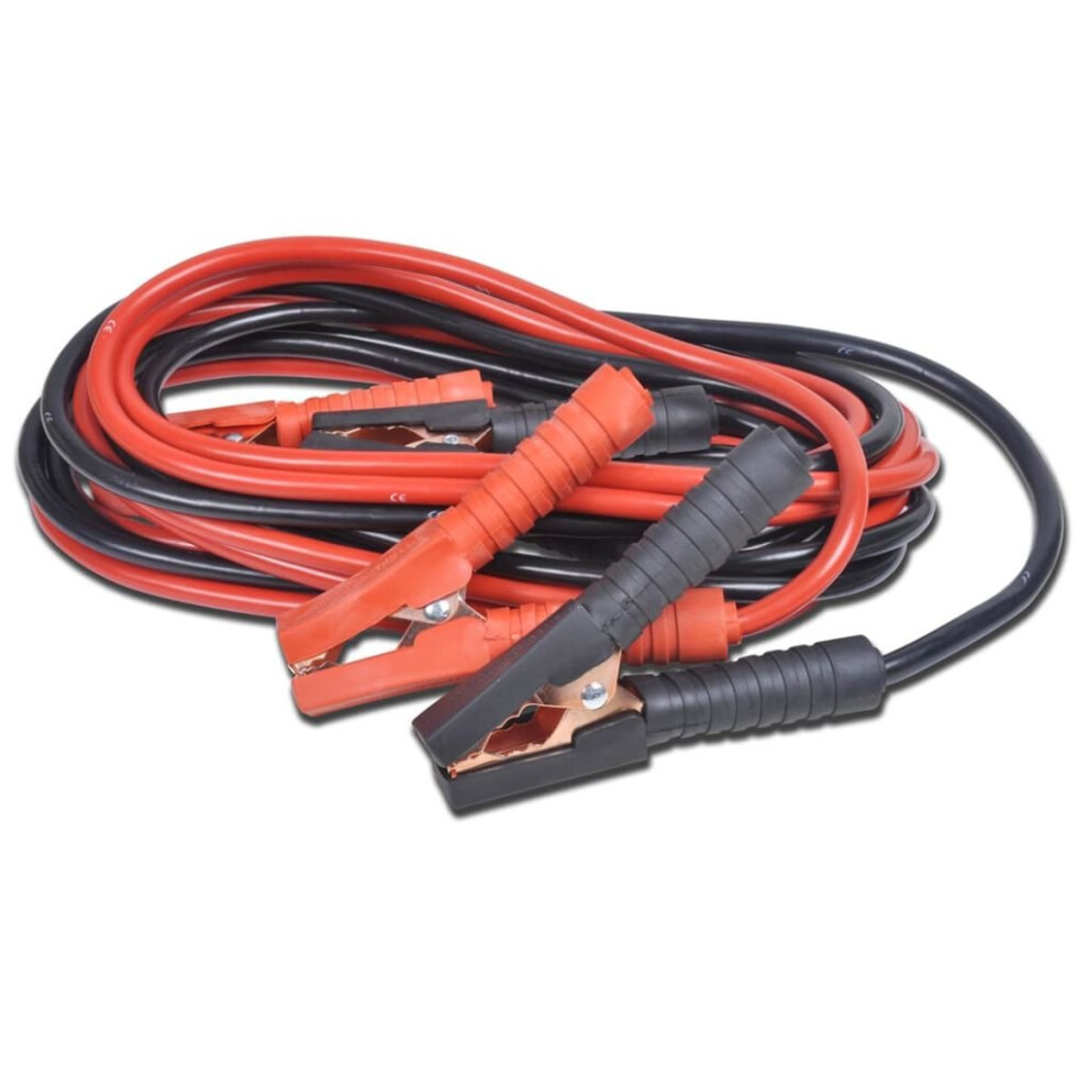 vidaXL 2x Car Start Booster Cable 750 A Jump Lead Emergency Truck Van Lorry