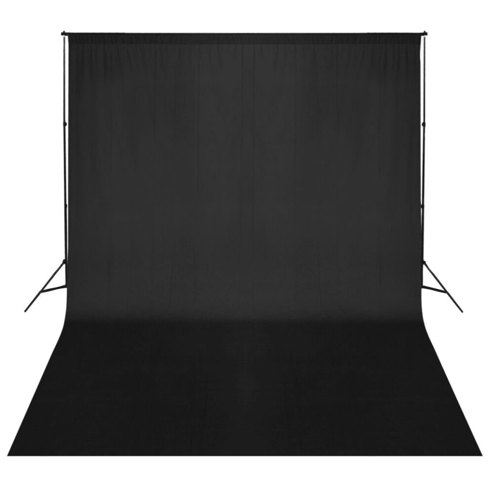 Vidaxl Backdrop Support System 500X300cm Photography Studio Background Black