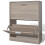 VidaXL vidaXL Wooden Shoe Cabinet with 2 Compartments Oak Look Storage Rack Organiser 1