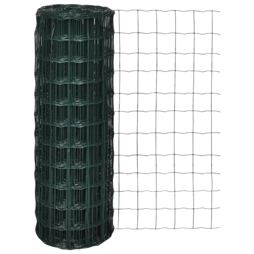 VidaXL Gartenzaun Maschendraht gitter 25x1,0m Gitterzaun