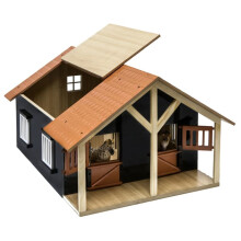 Kids Globe Häststallar med 2 Boxar och 1 Verkstad 1:24 610167