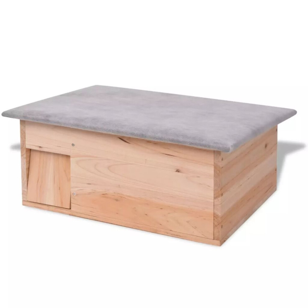 vidaXL Wooden Hedgehog House | Small Animal Cage