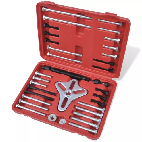 VidaXL vidaXL Harmonic Balance Puller Set 45 pcs Yoke Centre Adapter Thrust Washer