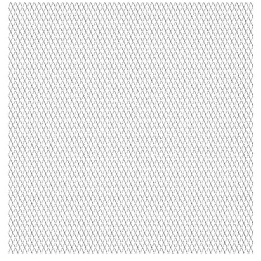 vidaXL Expanded Wire Mesh Panel 50x50cm 20x10x2mm Stainless Steel Barrier