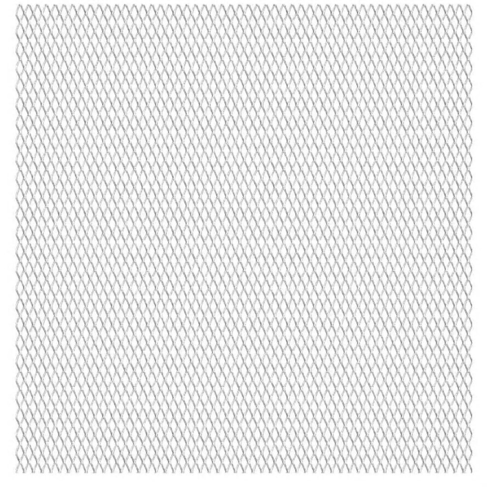 vidaXL Expanded Wire Mesh Panel 50x50cm 20x10x2mm Stainless Steel Barrier