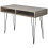 VidaXL vidaXL Desk Writing Table WorkStation Computer Home with 2 Compartments Grey 1