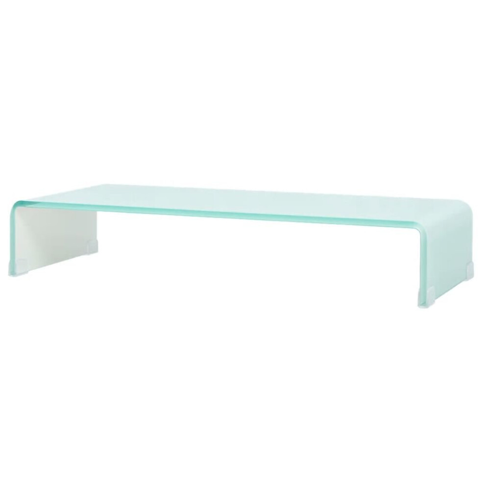 vidaXL TV Stand/Monitor Riser TV Console Unit Entertainment Centre Glass Green