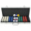 VidaXL vidaXL Poker Set with 500 Chips Aluminium Playing Card Game Case Casino Dice 1