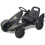 VidaXL vidaXL Pedal Go Kart with Adjustable Seat Black Children Racing Cart Vehicle 1