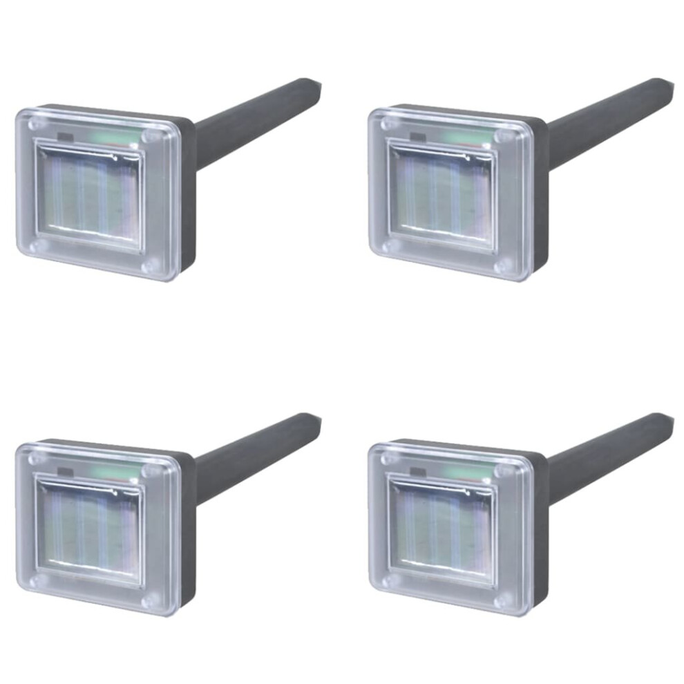 Vidaxl Solar 4X Rat Exterminator Effective Garden Pest Rat Mice Rodent Repeller