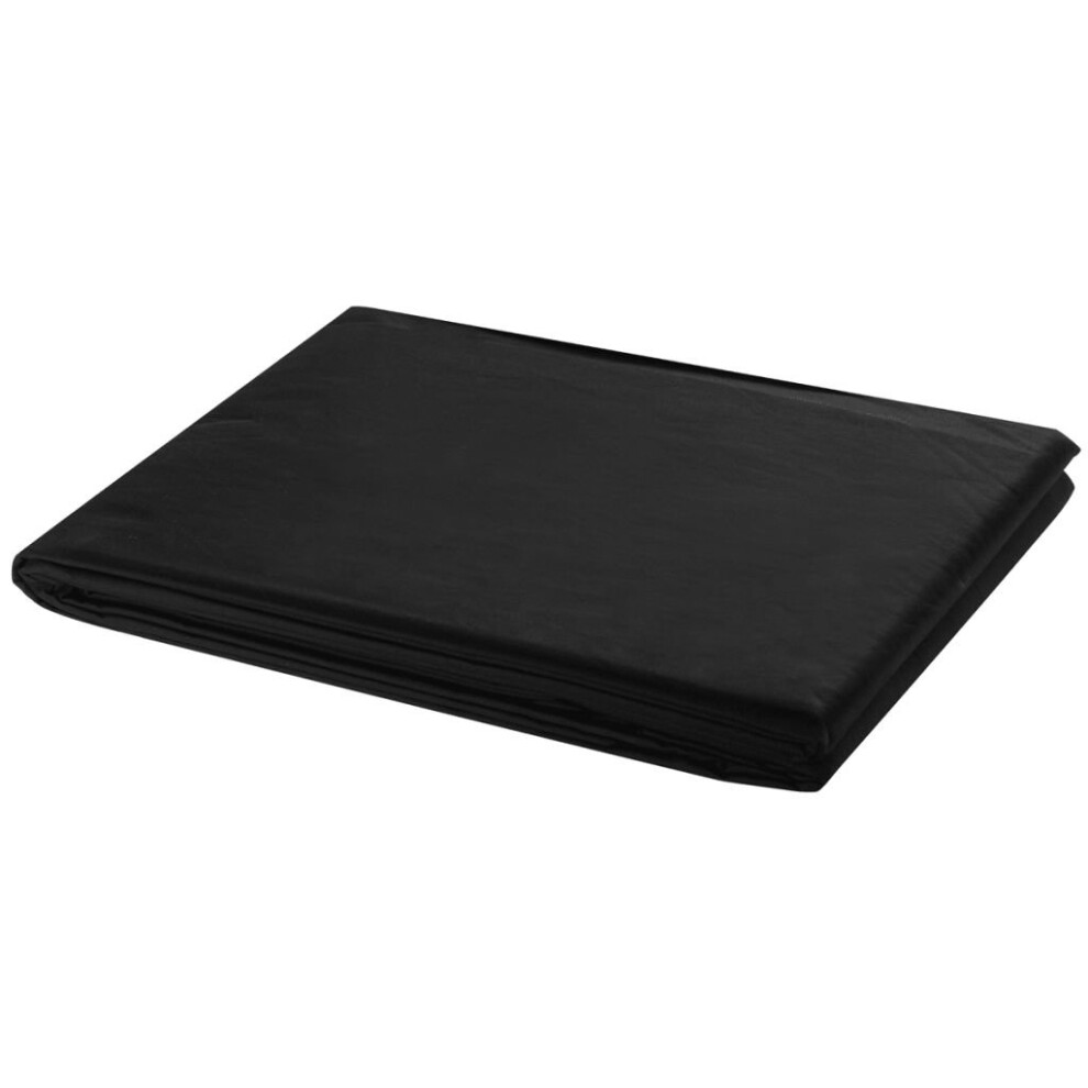 vidaXL Backdrop Cotton without Stand Black Studio Background System Stand