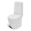 VidaXL vidaXL Stand Toilet & Bidet Set White Ceramic Bathroom WC Furniture Fixture 3