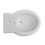 VidaXL vidaXL Stand Toilet & Bidet Set White Ceramic Bathroom WC Furniture Fixture 11