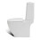 VidaXL vidaXL Stand Toilet & Bidet Set White Ceramic Bathroom WC Furniture Fixture 5